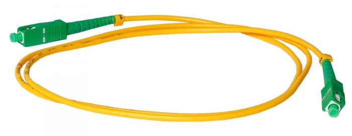 Пигтейл SC/APC, ОМ G.652, 0.9 мм, шнур монтажный 1,5 м