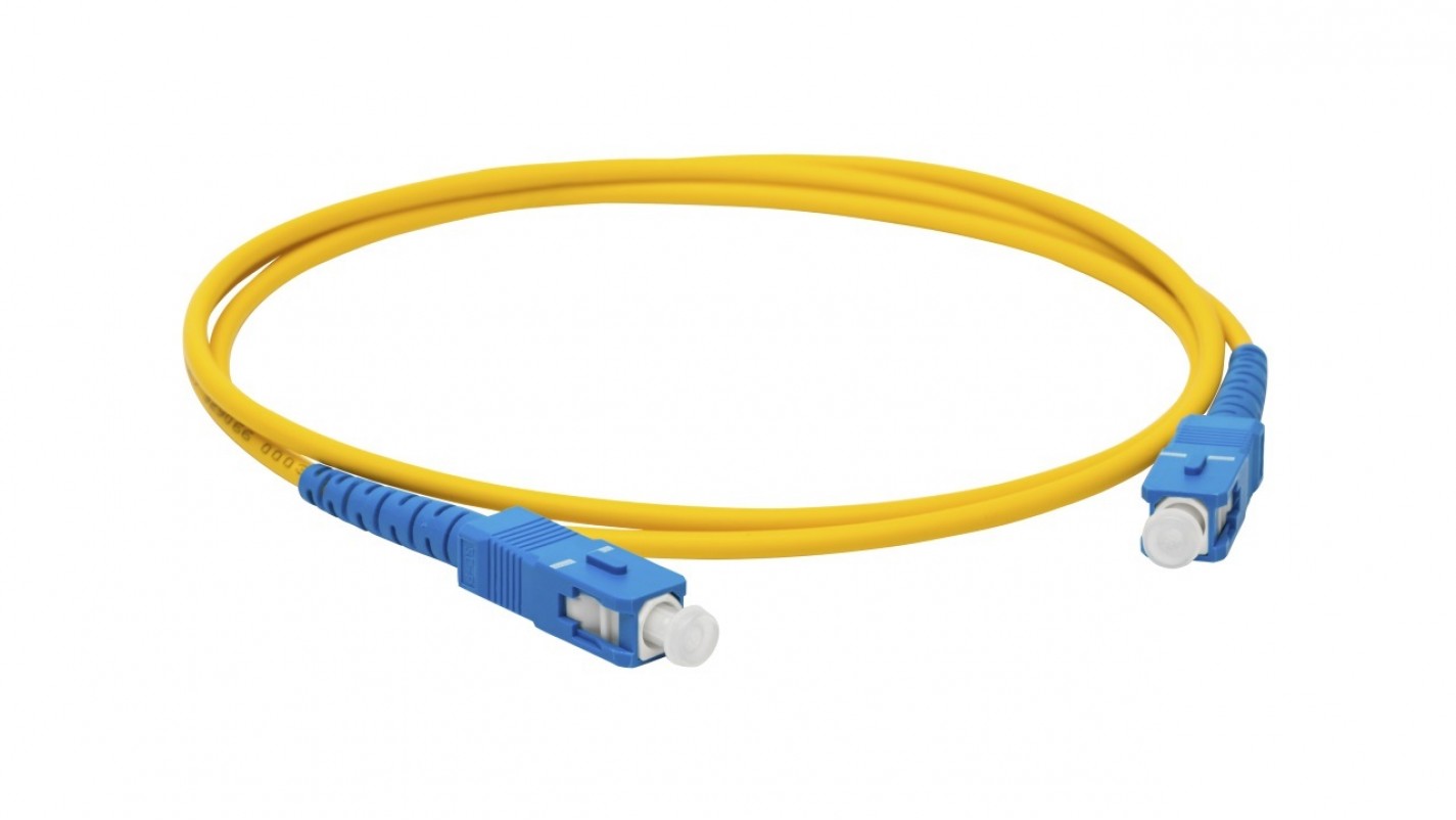 Шнур оптический SC/UPC-SC/UPC, ОМ G.652, симплексный, 3 мм, 1 м